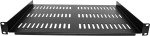 1U Server Rack Shelf - 55lb Capacity, 12" Deep