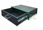 19" 4U Locking Server Rack Mount Cabinet