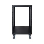 Sound Town 16U Steel Rack with Locking Casters