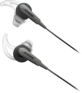 Bose SoundSport Wired In-Ear Headphones - Charcoal Black