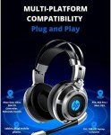 HP Wired Gaming Headset with LED Light and Mic