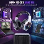 40+ Hour 2.4GHz Wireless Gaming Headset