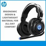 HP Wired Gaming Headset with LED Light and Mic