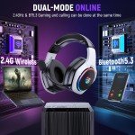 40+ Hour 2.4GHz Wireless Gaming Headset