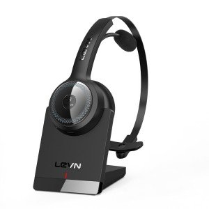 LEVN Bluetooth 5.0 Wireless Headset with Mic