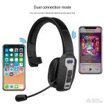 Wireless Bluetooth 5.2 Trucker Headset with AI Mic