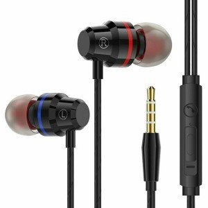 High-Performance Wired Earbuds with Mic and Bass