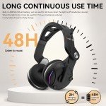 Bluetooth 5.3 Wireless Headset with Microphone