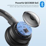 LEVN Bluetooth 5.0 Wireless Headset with Mic