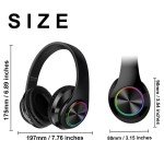 Bluetooth Noise Cancelling Over-Ear Headphones with Mic