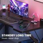 Bluetooth Noise Cancelling Over-Ear Headphones with Mic