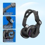 Bluetooth 5.3 Wireless Headset with Microphone