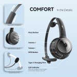 LEVN Bluetooth 5.0 Wireless Headset with Mic