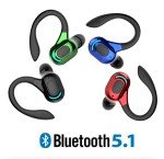 Bluetooth 5.1 Wireless Earbuds with Ear Hooks