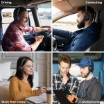 LEVN Bluetooth Headset with Noise Cancelling Mic