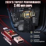 Wireless 2.4GHz Gaming Headset for PS5, PC, Switch