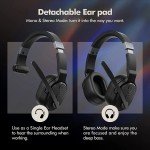 Bluetooth 5.0 Wireless Headset with Noise Cancelling Mic