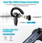 Trucker Bluetooth 5.1 Noise-Cancelling Earbud Headset