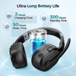 Bluetooth 5.0 Wireless Headset with Noise Cancelling Mic