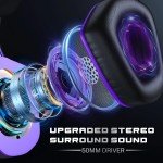 Wired Gaming Headset with Mic for Consoles and PC