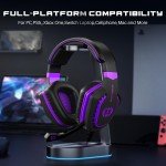 Wired Gaming Headset with Mic for Consoles and PC