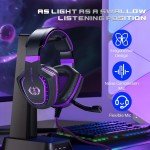 Wired Gaming Headset with Mic for Consoles and PC