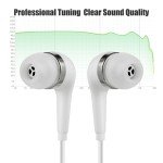 3.5mm In-Ear Earbuds with Mic for Samsung Galaxy