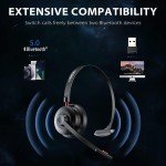 Tribit Wireless Headset with AI Noise Canceling