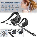 Bluetooth 5.3 Wireless Headset with Noise Canceling Mic