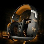 Gaming Headset with Mic and LED Lighting