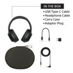 Sony WH-1000XM4 Wireless Noise-Canceling Headphones, Black
