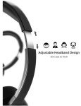 Mpow Wired Ear-Pad Headset - Black