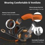 Gaming Headset with Mic and LED Lighting