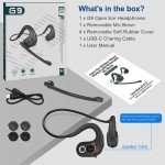 Bluetooth 5.3 Wireless Headset with Noise Canceling Mic