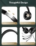 Mpow Wired Ear-Pad Headset - Black