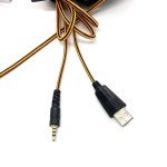 Gaming Headset with Mic and LED Lighting