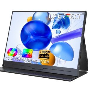 15.6" Portable 1080P IPS HDR Monitor with USB-C