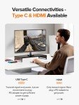 120Hz 23.8" Portable Gaming Monitor for Laptops