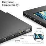 Portable Tri-Screen Monitor Extender for Laptops
