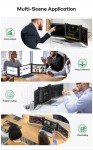 Portable Tri-Screen Monitor Extender for Laptops