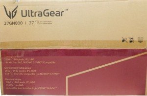LG UltraGear 27" WQHD Gaming Monitor