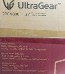 LG UltraGear 27" WQHD Gaming Monitor