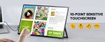 18.5" 120Hz Touchscreen Portable Monitor for Gaming