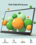 UPERFECT 15.6" Full HD Portable Gaming Monitor