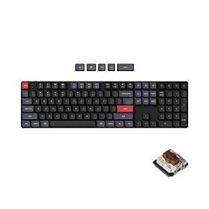 KEYCHRON K5 PRO WIRELESS MECHANICAL KEYBOARD WHITE BACKLIGHT BROWN SWITCH