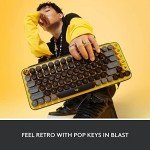 Logitech Pop Keys Wireless Mechanical Keyboard - Blast Yellow