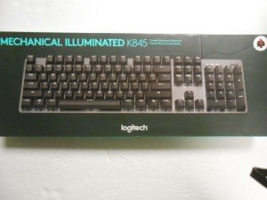 Logitech K845 QWERTY Mechanical Illuminated Keyboard - Black/TTC Red