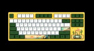DAREU A87 SUMMER Gold Wired Mechanical Gaming Keyboard