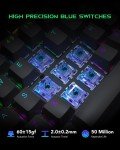 RGB Wired Mechanical Gaming Keyboard for PC