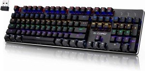 LED Backlit Mechanical Gaming Keyboard 104 Keys